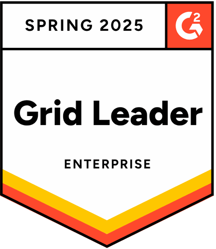Enterprise leader - Spring 2025 - G2 badge